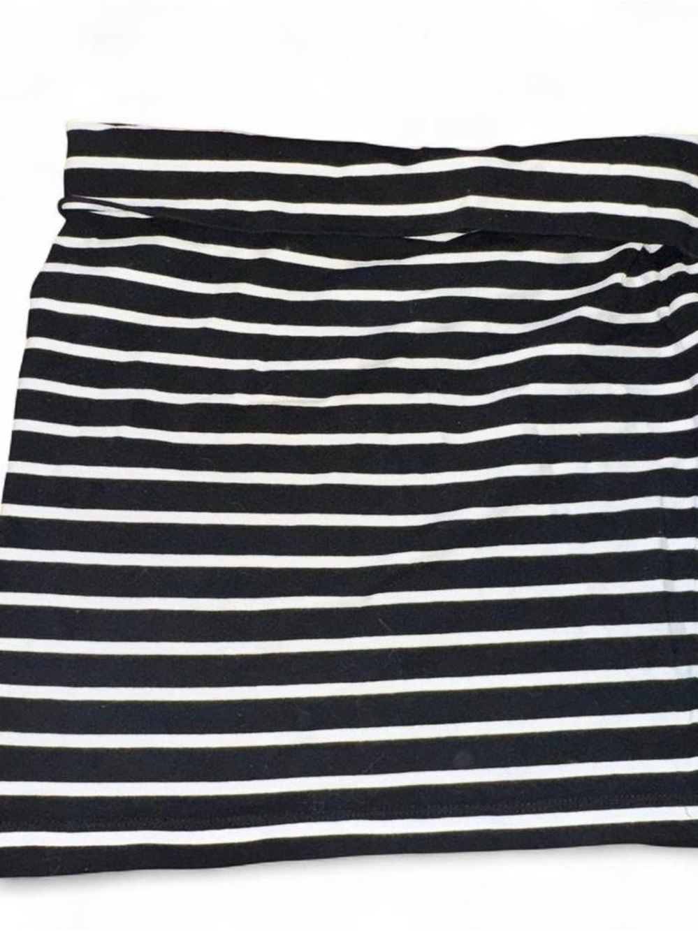 Forever 21 Black and White Striped Mini Skirt